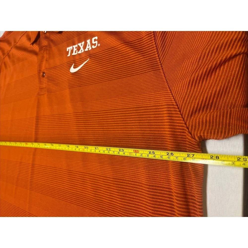 TEXAS LONGHORN POLO SHIRT-NIKE COACHES POLO Men's 3XL Orange